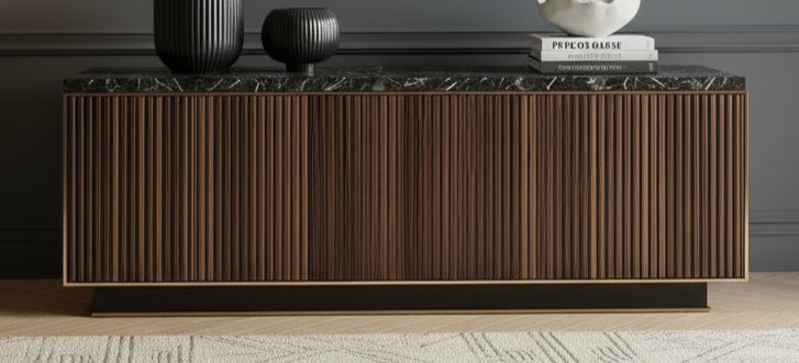 Ebony Makasar bespoke sideboard – premium wooden furniture – Chris Cimer – UK, Poland, Europe